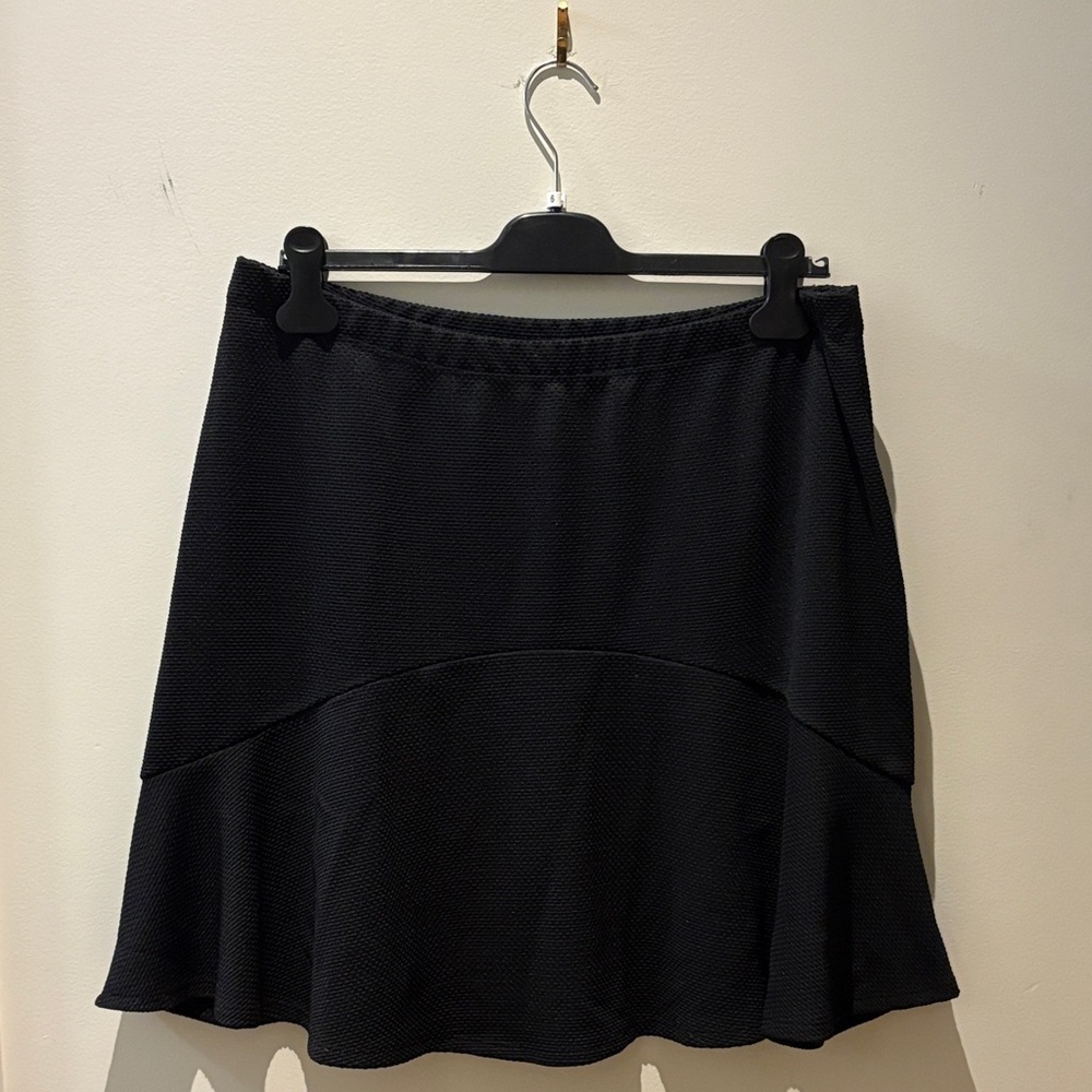 Pink Clove Black Mini Skirt